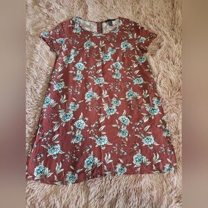 Floral Print Mini Dress